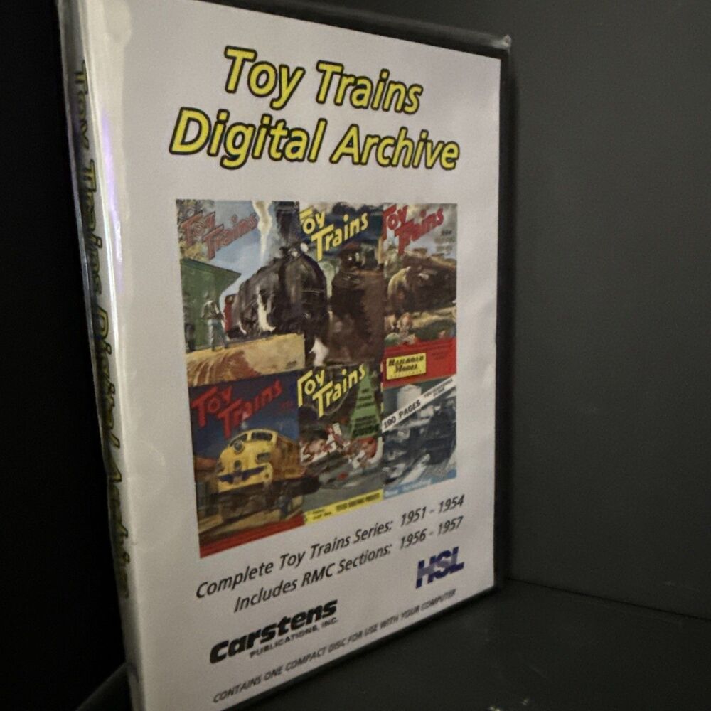 Toy Trains Digital Archive by HSL All 35 Issues On A CD/ROM